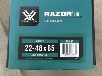 Vortex Razor 22-48 x 65MM