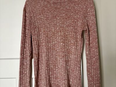 Dusty Rose Pink Mockneck