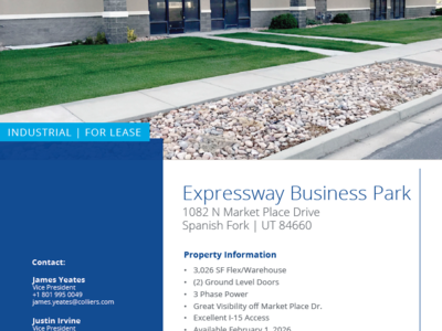 Retail/Flex/Warehouse Unit for Lease in Spanish Fork - 3026 SF