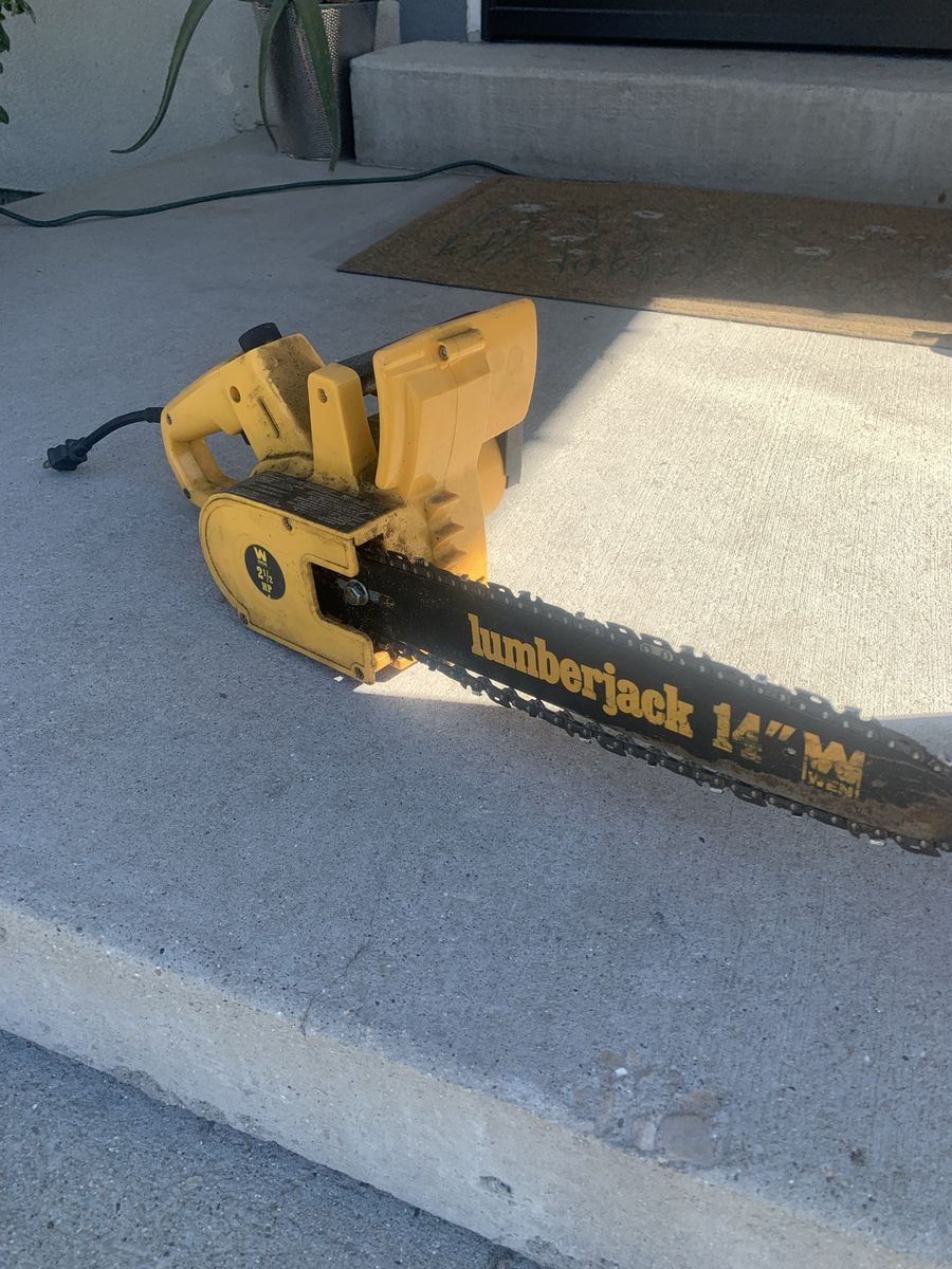 WEN Lumberjack 6014 14" Electric Chainsaw 12A Double Insulated