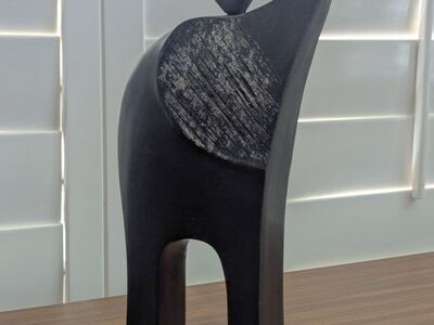 Dark Wood Elephant Statue
