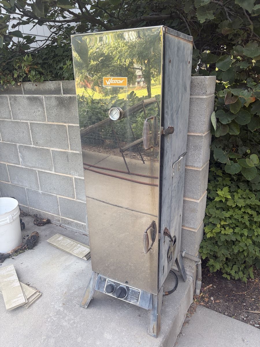 Weston Vertical Gas Smoker - Stainless Steel Outdoor Food Smoker
