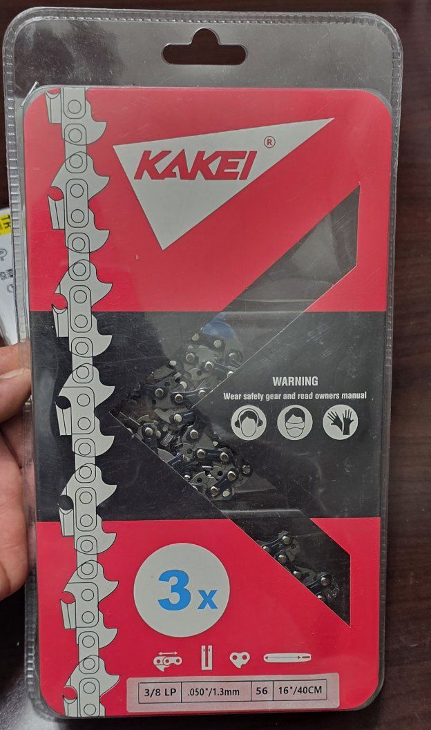 KAKEI 16 Inch Chainsaw Chain 3/8" LP Pitch .050" G