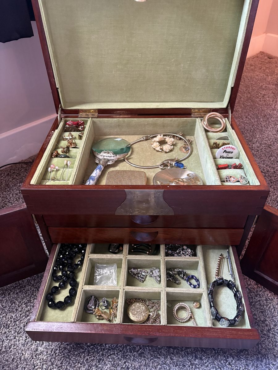 Beautiful antique treasure box