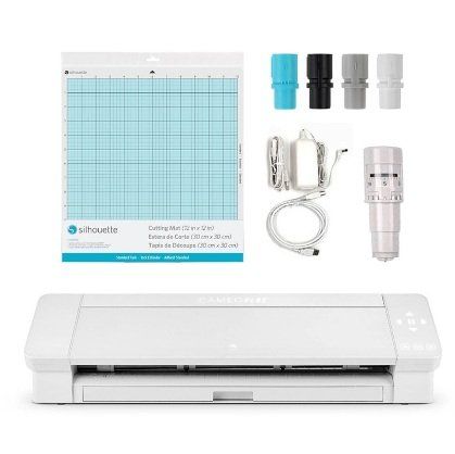 NEW (Open Box) Silhouette Cameo 4 Plus 15" Machine + Cricut Smart Vinyl Bundle