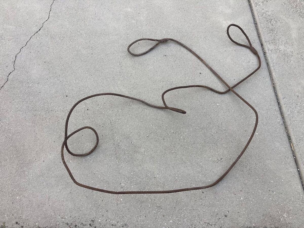 Tow cable 12' long Standard Eye Wire Rope Sling