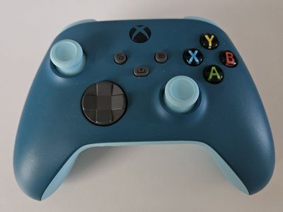 custom teal xbox controller