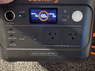 Jackery Explorer 600 Plus Portable Power Station 800W Pure Sine Wave
