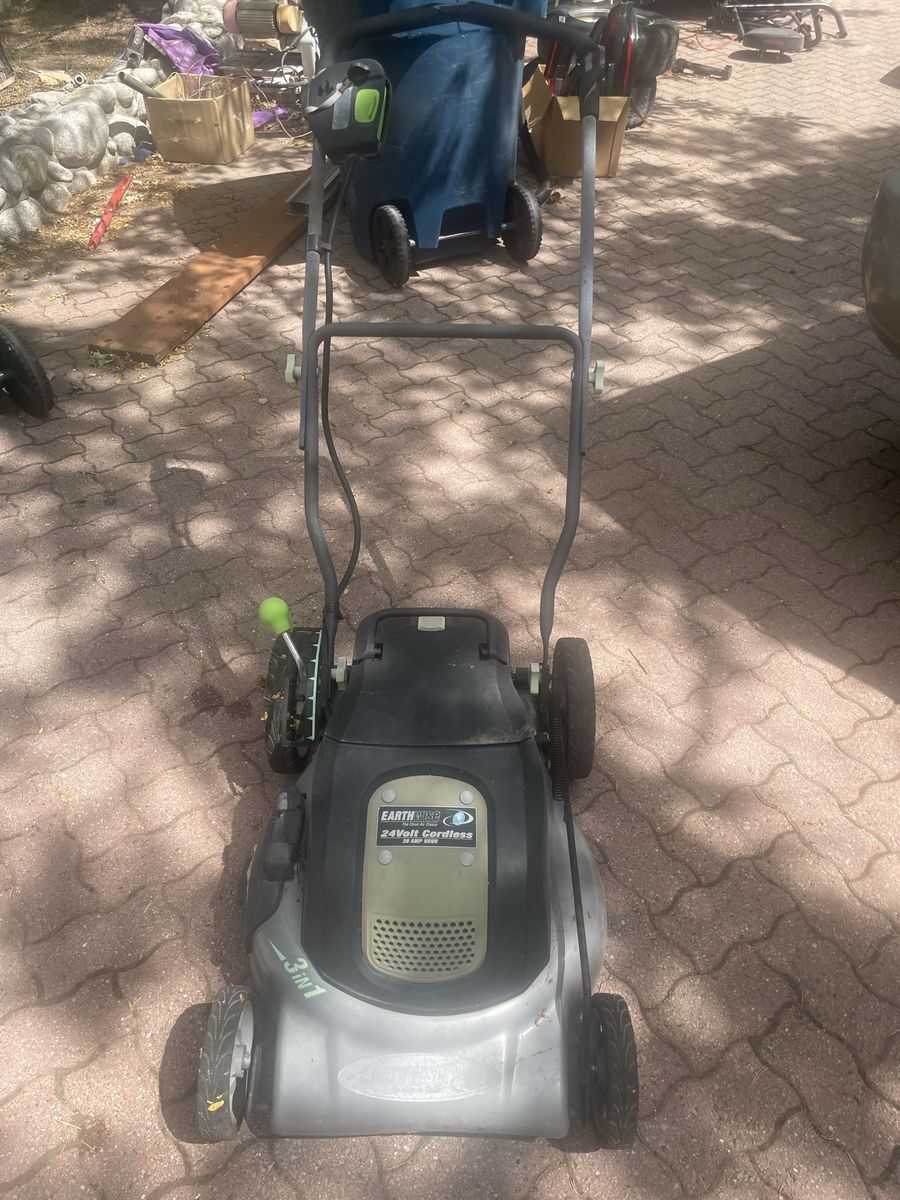 Earthwise 24-Volt Cordless Electric 3-in-1 Lawn Mower