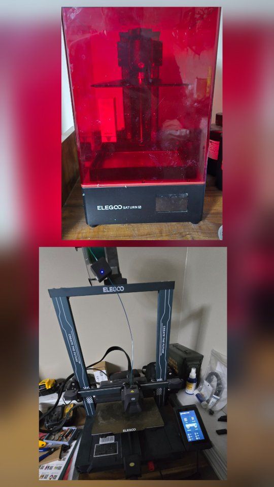 3D Printer Bundle – Resin + FDM w/ Extras