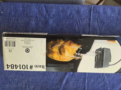 Rotisserie Kit BBQ Grillware with electric motor NEW 37"