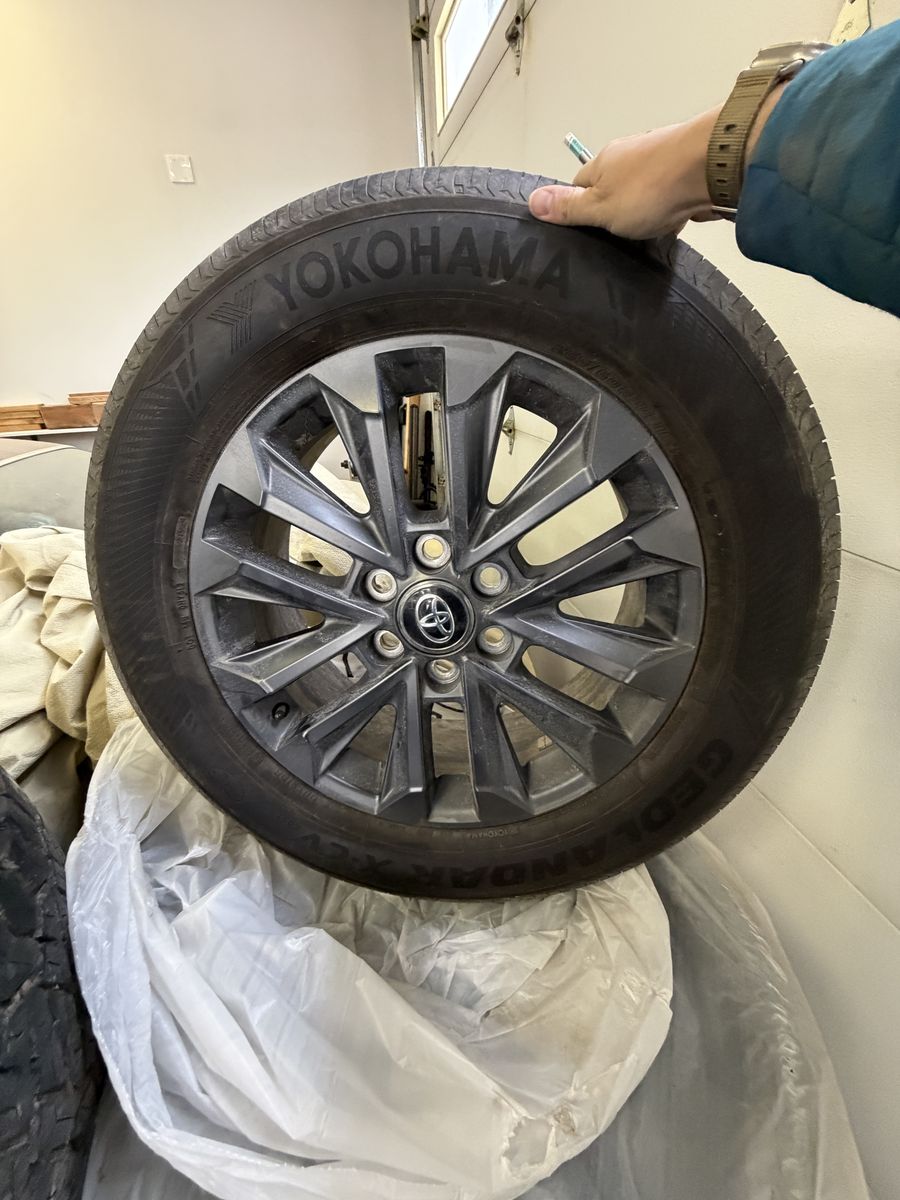 20 inch 2024 Toyota Land cruiser wheels with 265/60r20 tires