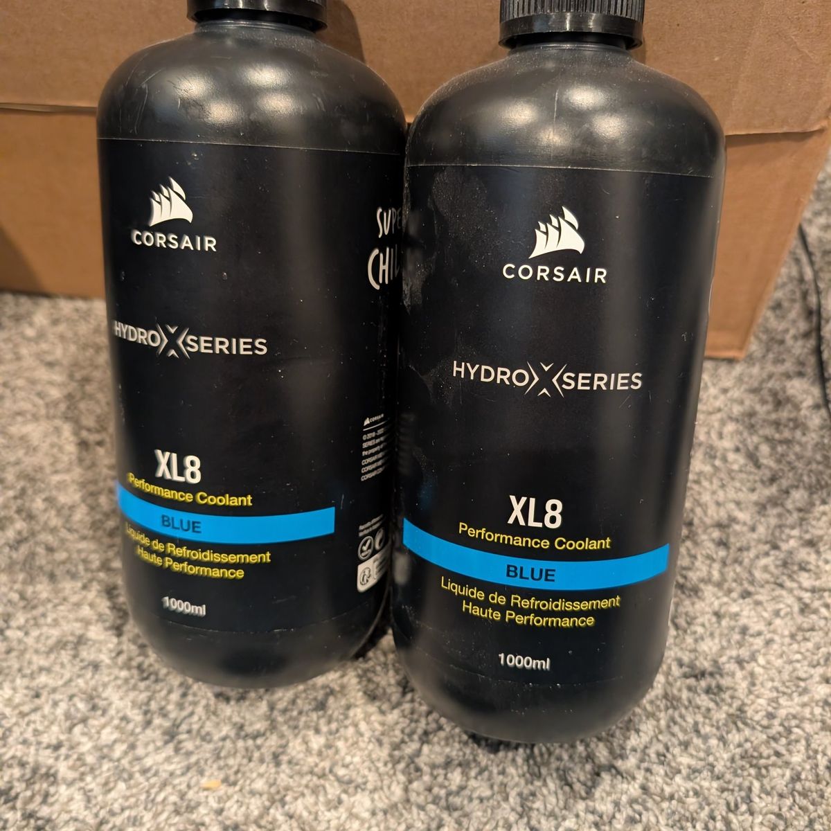 blue liquid 1000ml for cooling ($ negotiable