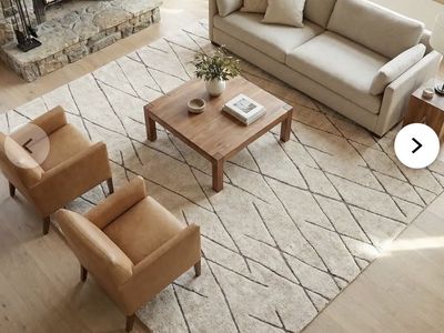 New 10'x10' Square Handmade Wool Rug
