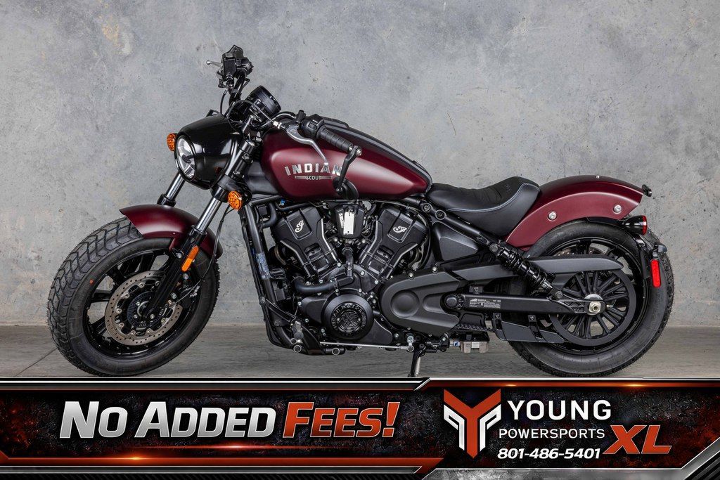 2026 Indian Motorcycle® Scout® Bobber Maroon Metallic Smoke