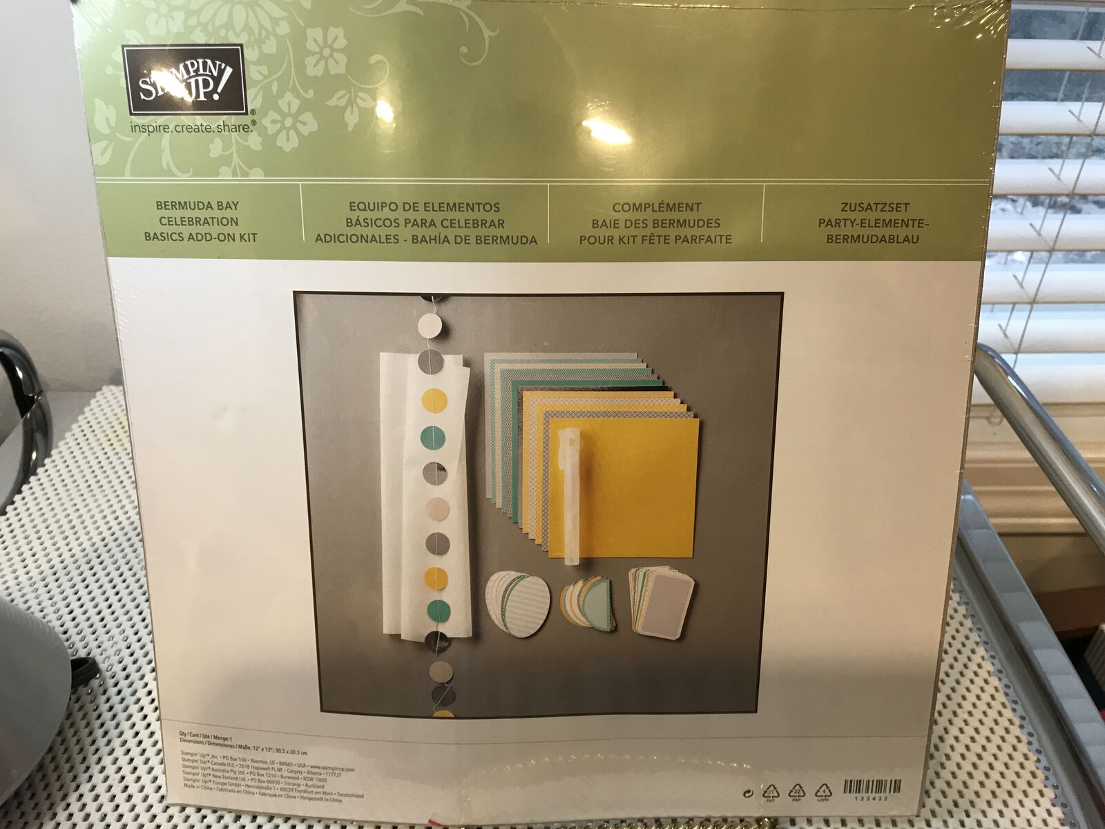 Stampin Up Bermuda Bay Celebration Basics Add-On Kit, NIP