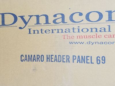 69 CAMARO HEADER PANEL, as is, no returns