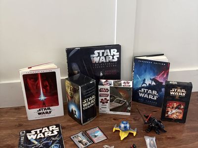 Star Wars Expanded Edition Books, Visual Guide, Trilogy & Collectibles Lot