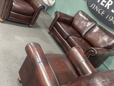 Love seat and 2 chairs