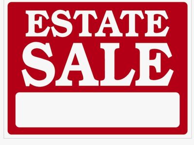 Estate Sale Saturday april 4th 8am to 2pm