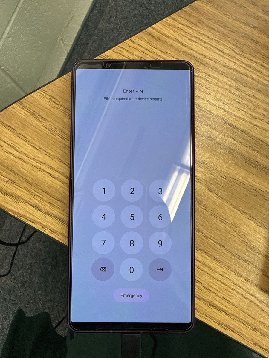 Sony smartphone, can’t find owner