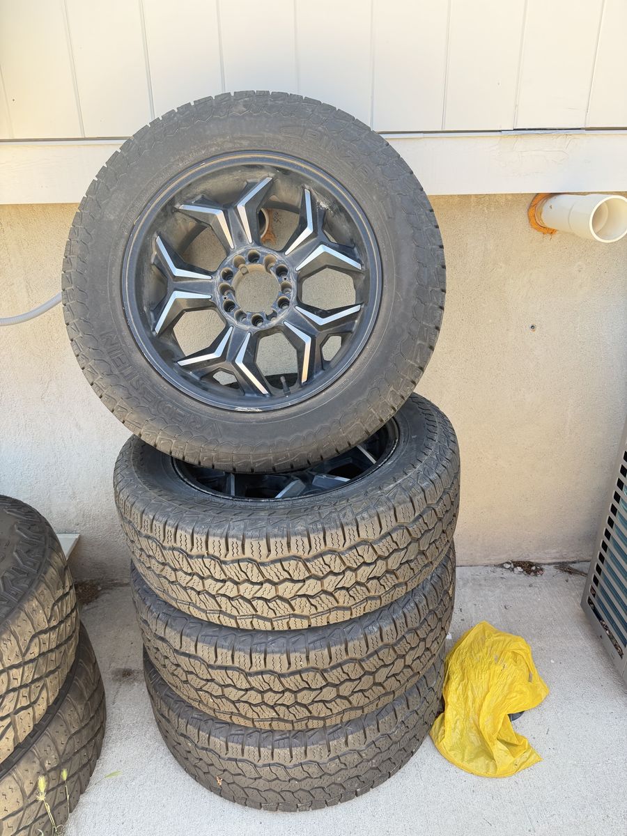 Set of 4 20” Fuel Assault Wheels + Tires