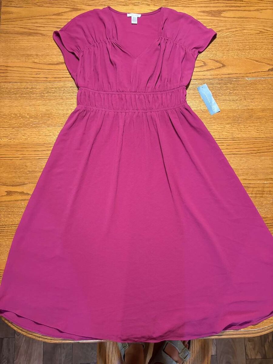 New with Tag Womens London Times Short Sleeve Dress (Size 6)