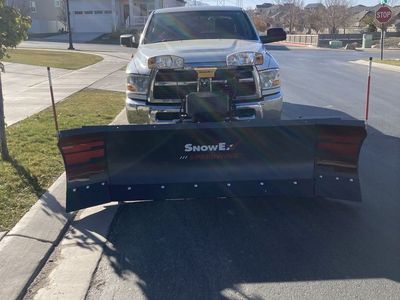 Snow Plow (SnowEx Speed Wing) with truck (Ram 2500)