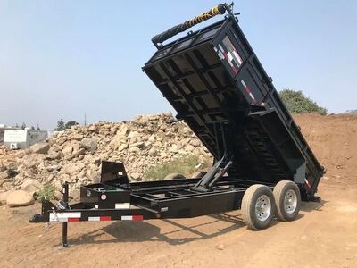 Dump Trailer For Rent 7x14