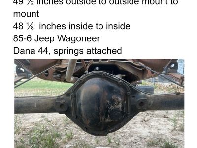 Dana 44 front and rear differential. 231C transfer case., 700R4 transmission, 4.3 v6