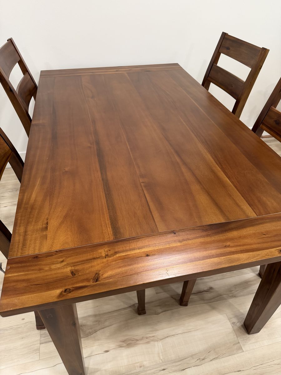 Dining Table with 5 Chairs