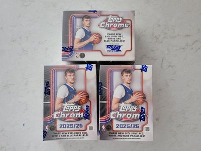 NEW- Topps Chrome NBA Blaster Boxes