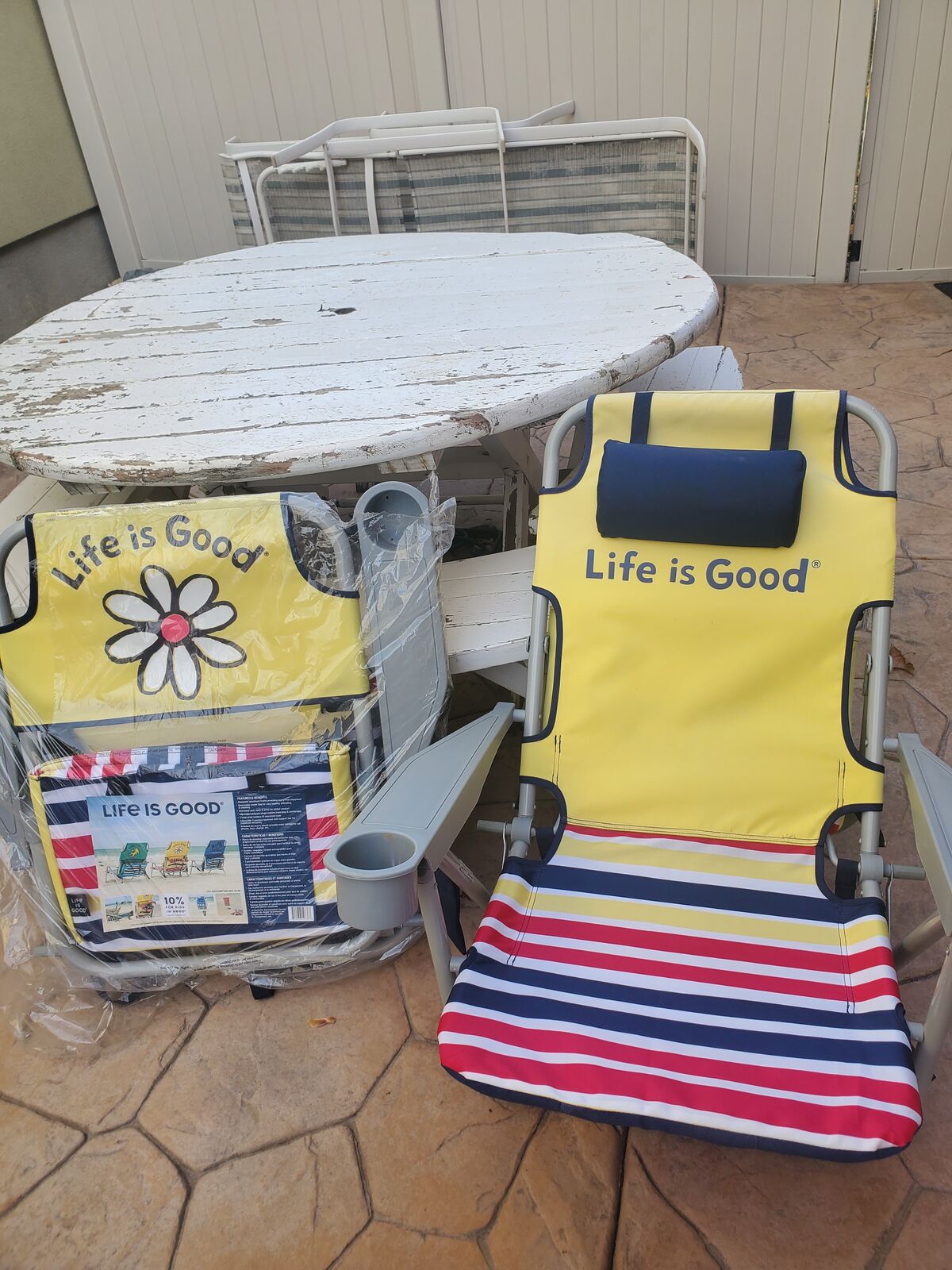 Great fishing or camping chairs. PRICED TO SELL