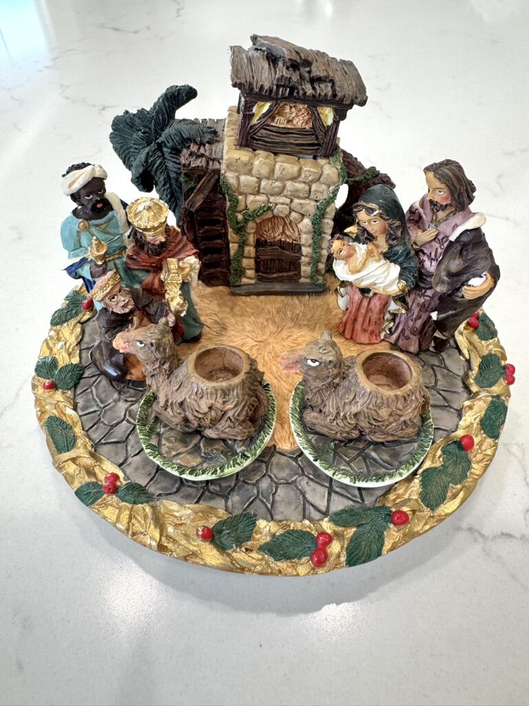 Collectible Vintage Miniature Tea Set - Nativity