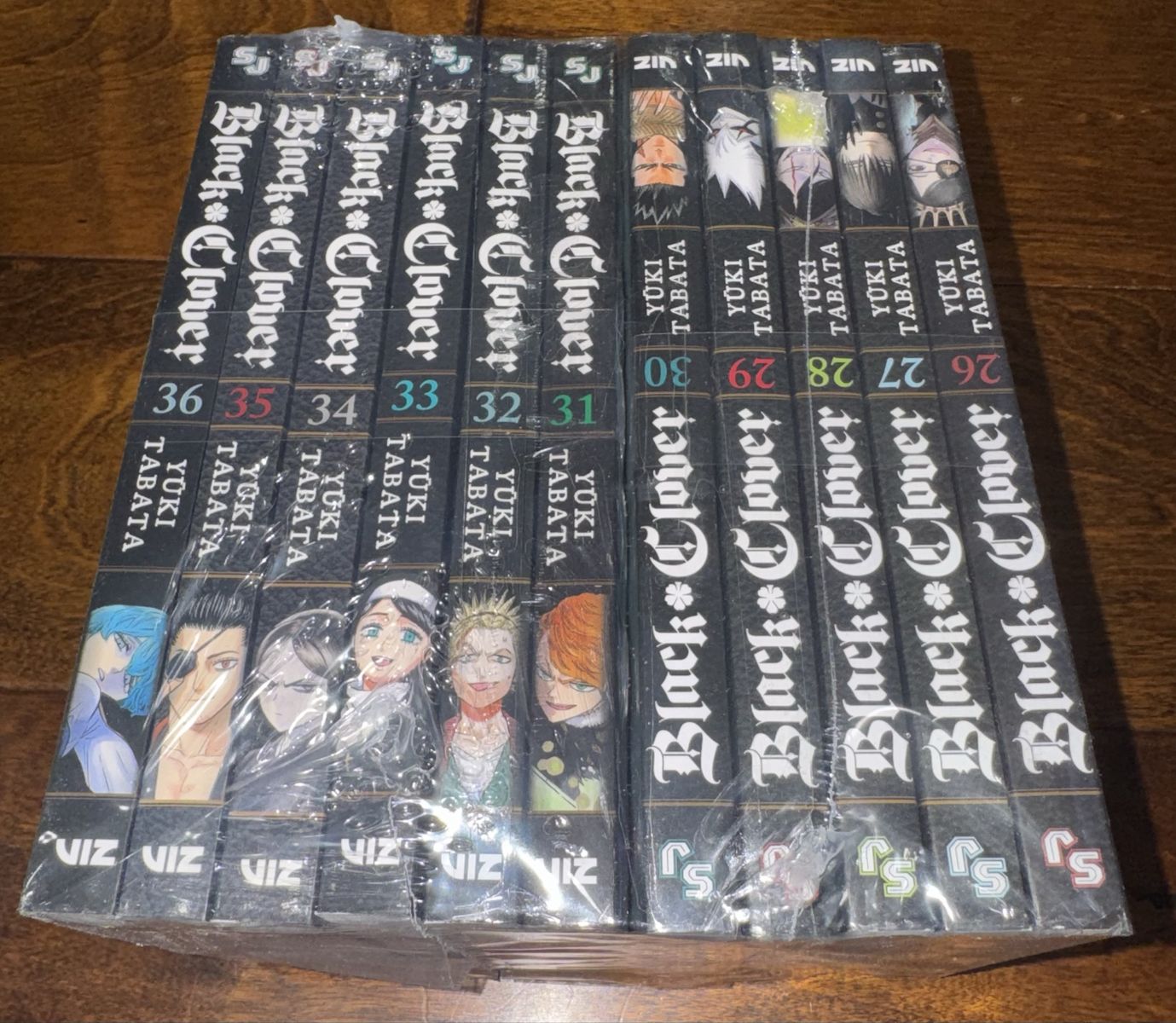 Black Cover Manga Books 26-36