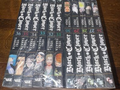 Black Cover Manga Books 26-36