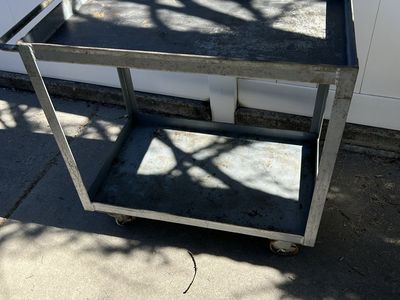 Vintage industrial cart