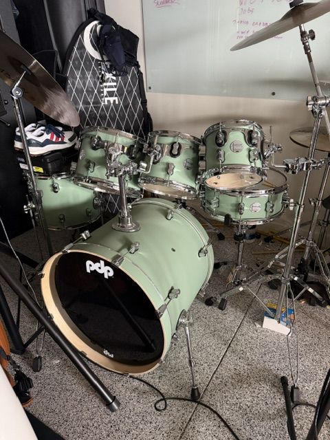 Gently used PDP Satin Seaform Drum Kit - Over $5000 invested