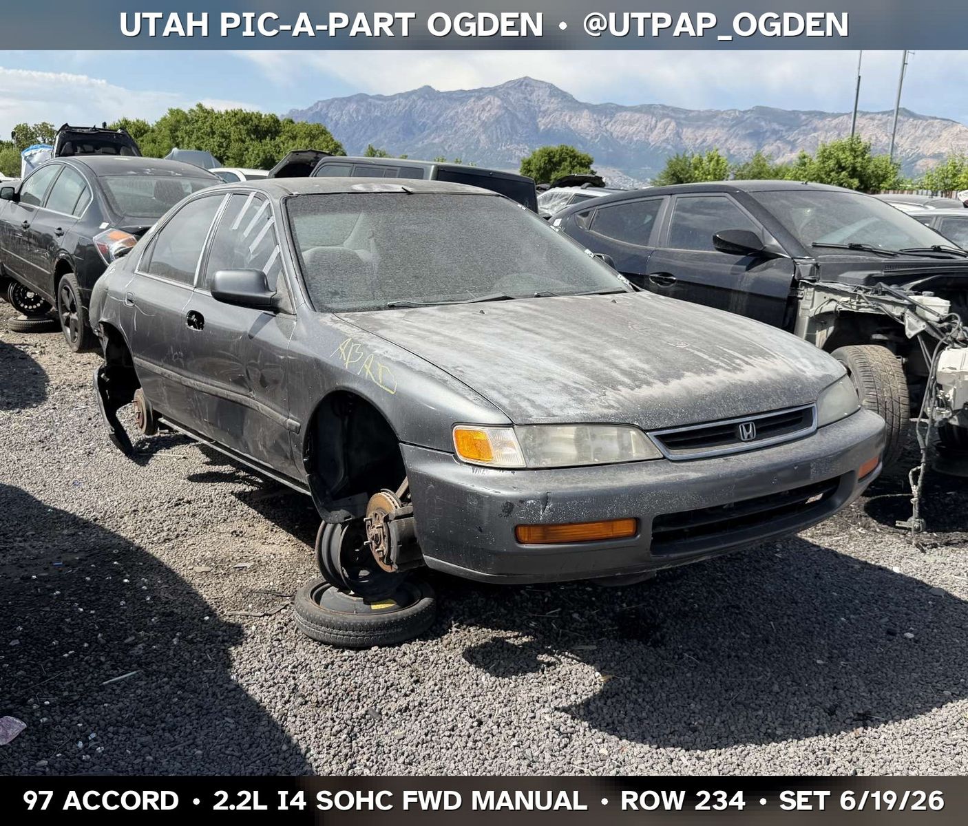 1997 Honda Accord Parts - UTPAP Ogden
