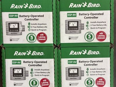 Rain Bird ESP-9V Battery-Operated Irrigation Controller (4 Units)