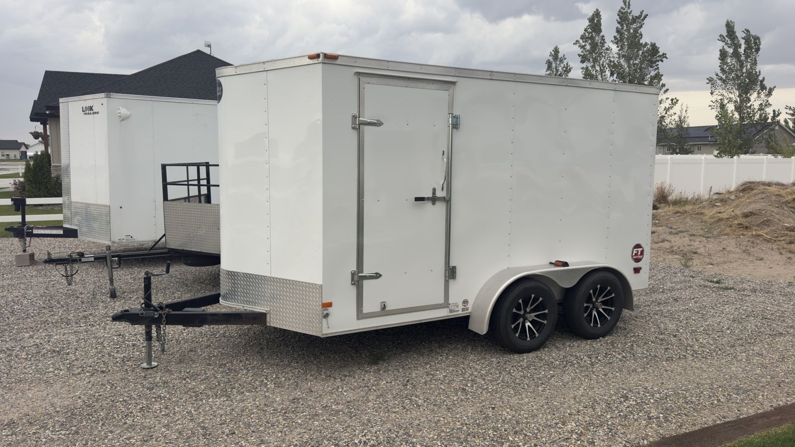 Wells Cargo 7x12 Tandem Axle Cargo Trailer - Perfect for dirt bikes, ATV/UTV 