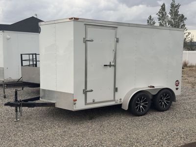 Wells Cargo 7x12 Tandem Axle Cargo Trailer - Perfect for dirt bikes, ATV/UTV