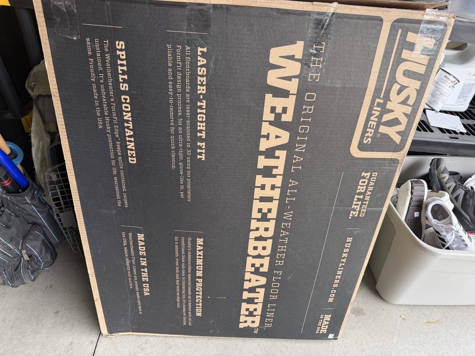 Husky Weatherbeater floor mats
