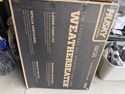 Husky Weatherbeater floor mats