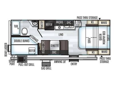 2019 Forest River Flagstaff Micro Lite 25LB Trailer for sale.