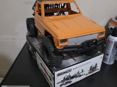 Axial SCX10 II Raw Builders Kit RC Crawler - Unfinished Project with Body & Electronics