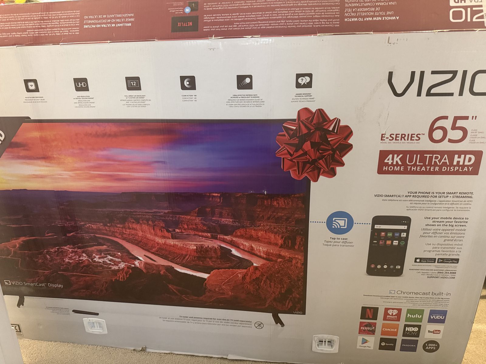 65" Smart Flat screen TV