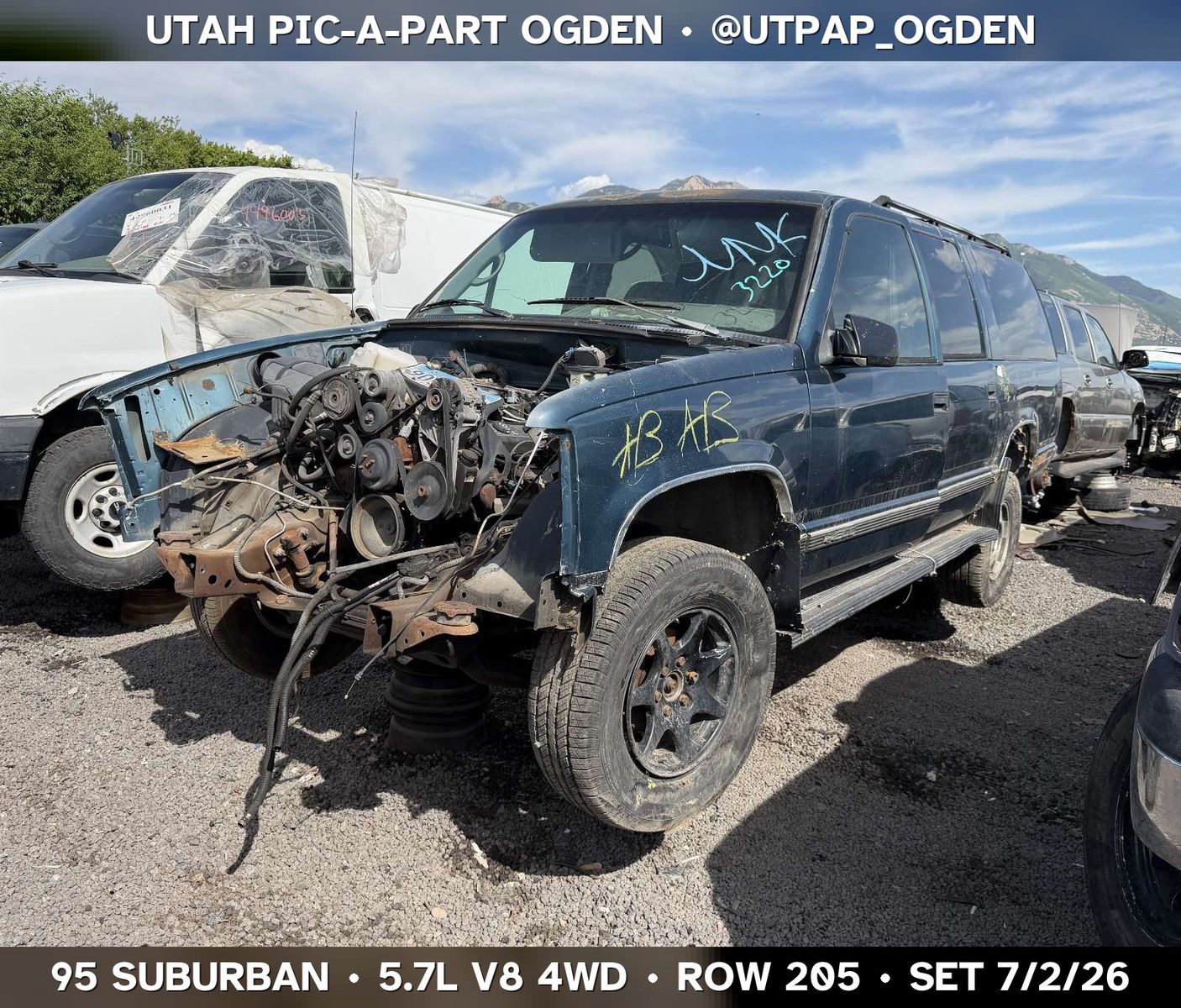 1995 Chevrolet Suburban GMT400 Parts - UTPAP Ogden