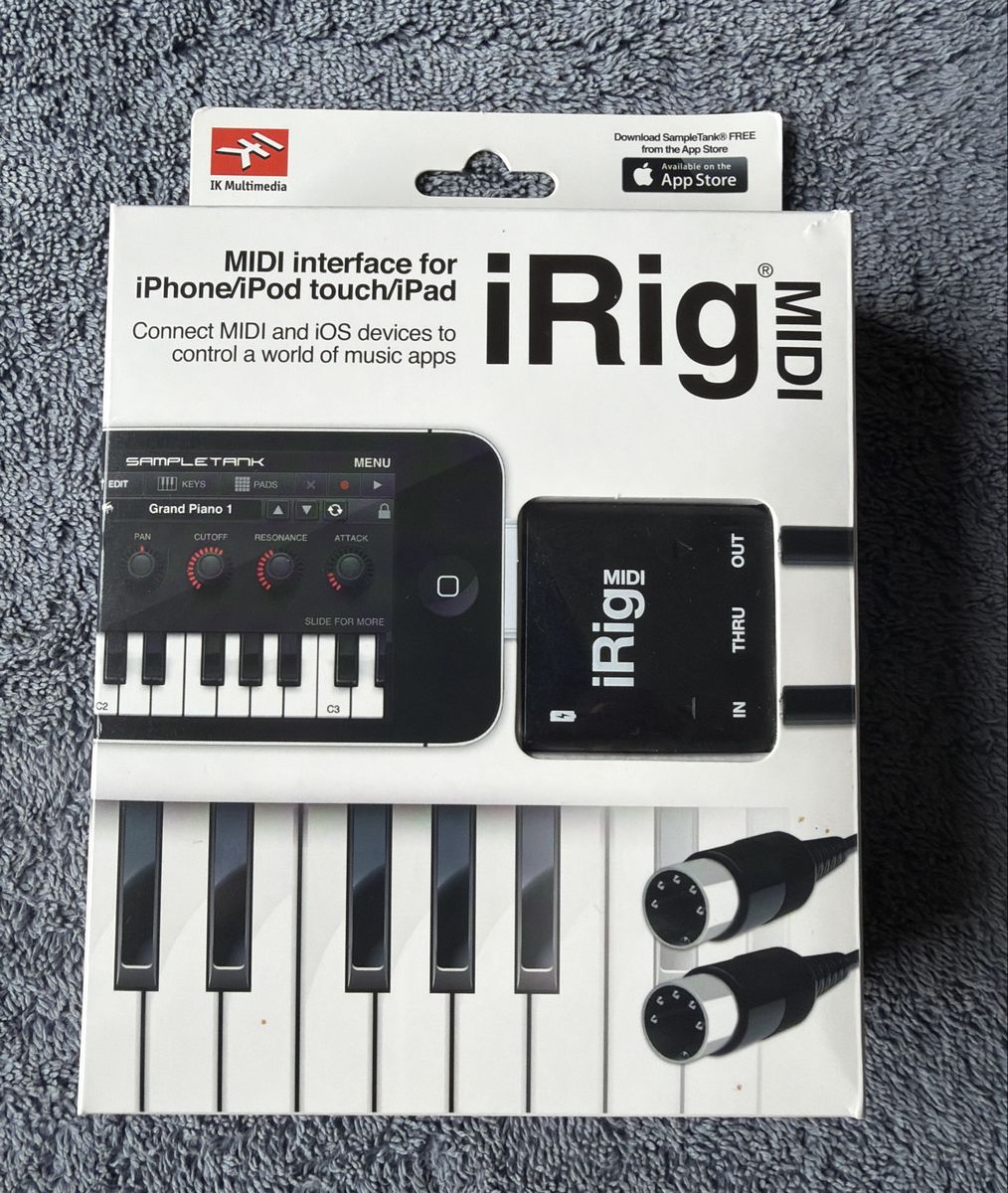 IK Multimedia iRig MIDI Interface for iPhone, iPod touch & iPad – NIB, 2 available