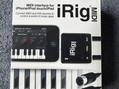 IK Multimedia iRig MIDI Interface for iPhone, iPod touch & iPad – NIB, 2 available